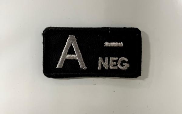 Bloodtype patch Black 