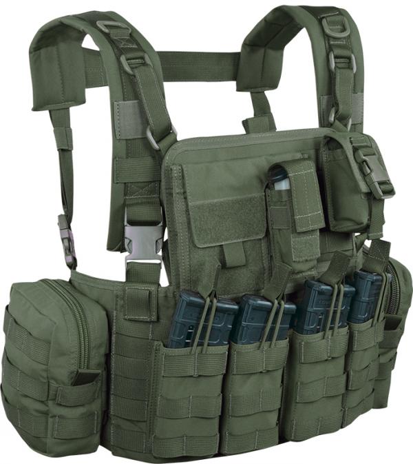 Warrior Elite Ops Chest Rig M4 Olive