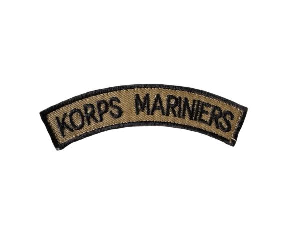 Mariniers Schouderembleem Khaki Velcro