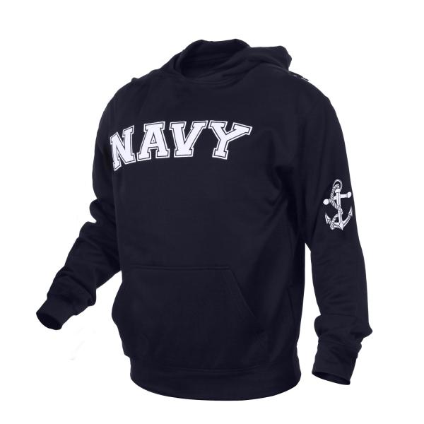 Navy Hooded Pullover