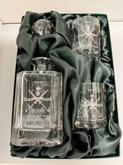 Whisky 3 Piece Tray Set Korps Commando Troepen