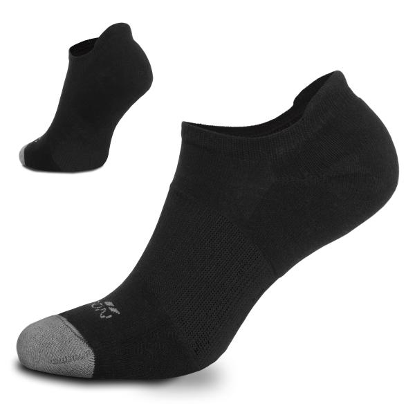 Pentagon Invisible Socks Black