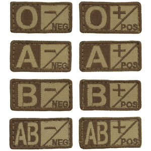 Condor Bloodtype Patch Tan