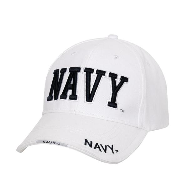 Navy Cap White