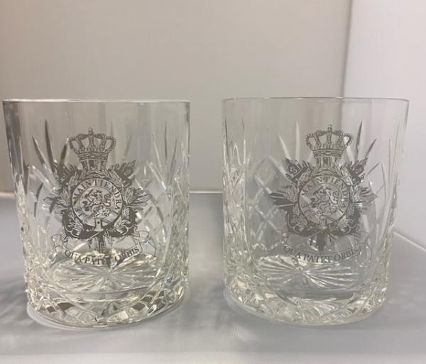 Whisky Tumblers Pair Korps Mariniers