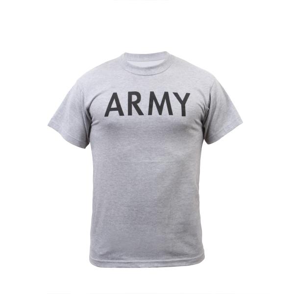 T-Shirt Army grijs