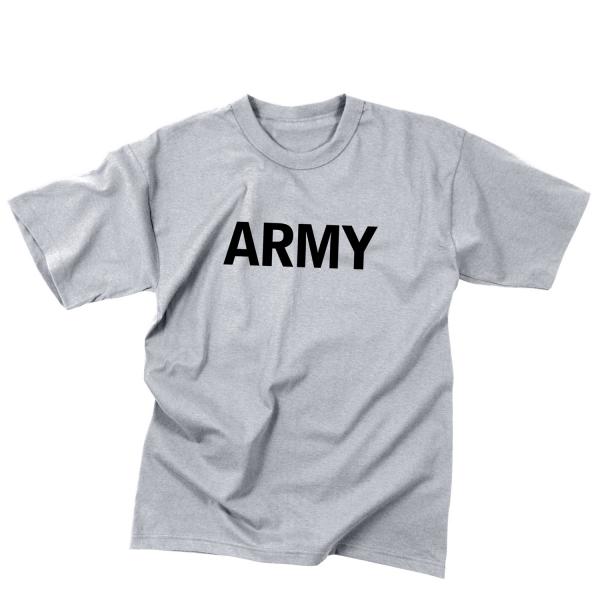 Kids Army shirt Grey