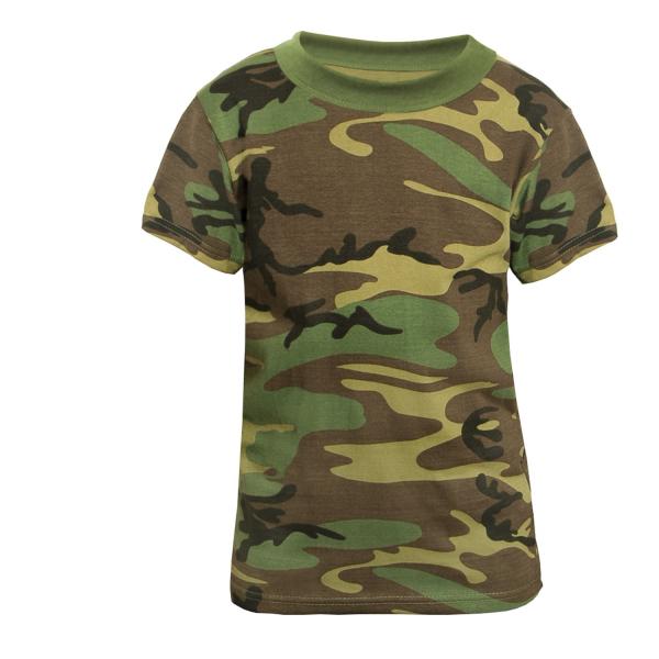Kids Camo shirt Woodland