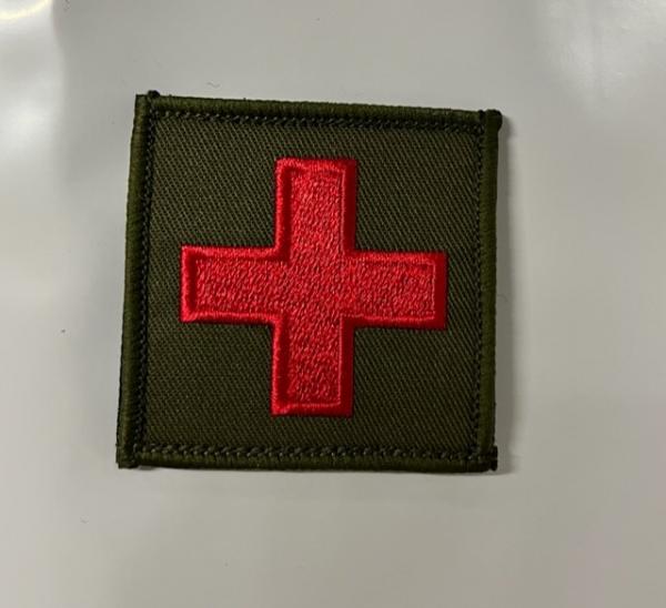 Red Cross badge Olive