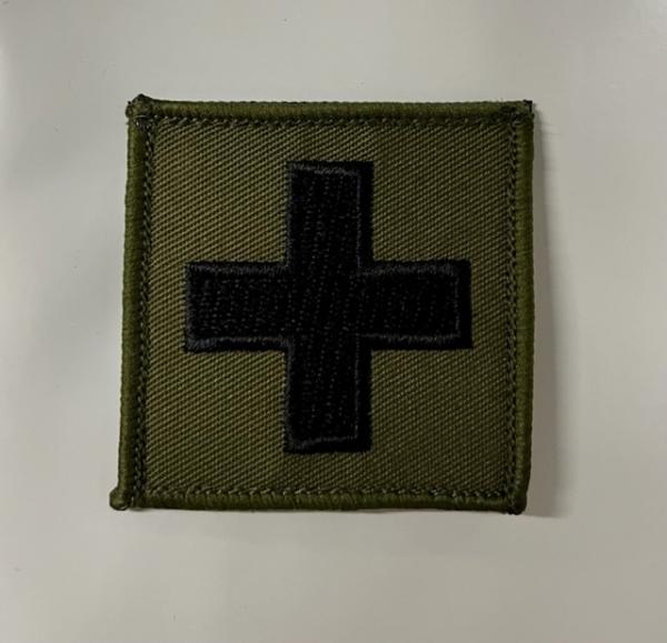 Black Cross badge Olive