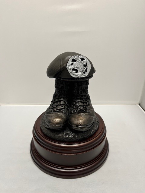 Boots and Beret Cavalerie 414 Tankbat Zilver