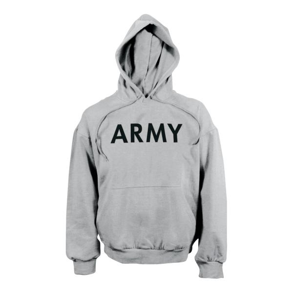 PT Hooded Pullover Army grey