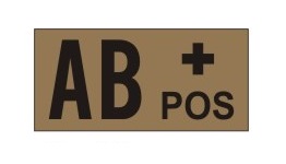 Blood group IR Patch Coyote