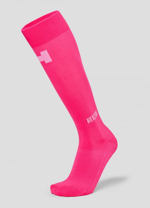 Herzog Pro Sock Lang Been Roze