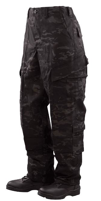TRU Tactical Pants Multicam Black