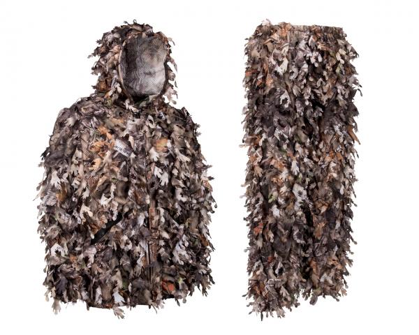 Camouflage 3D Leafy Suit Brown