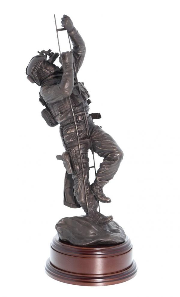 SF Frogman On Climbing Ladder